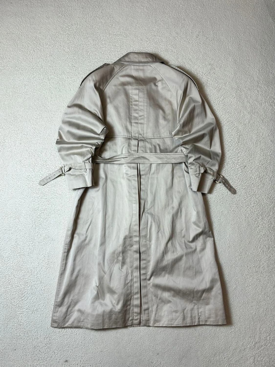 버버리 90's 재팬 벨티드 견장 트렌치 코트 PN7567 상품이미지6
