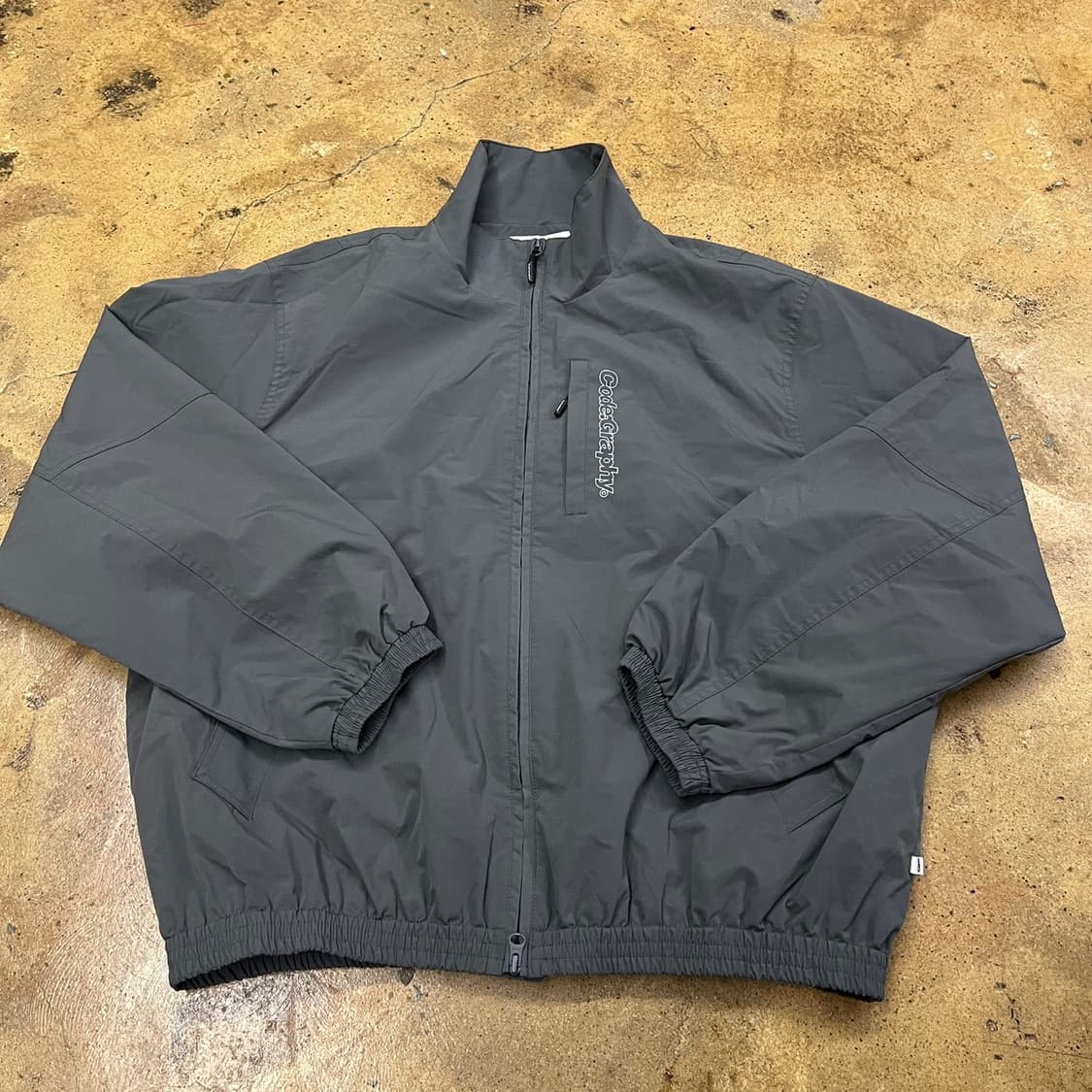[정품/L] 코드그라피 바람막이 자켓 그레이 b19 상품이미지2