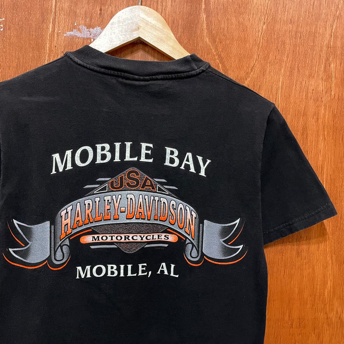 (S) USA Harley Davidson 할리 로고 프린팅 반팔티 상품이미지5