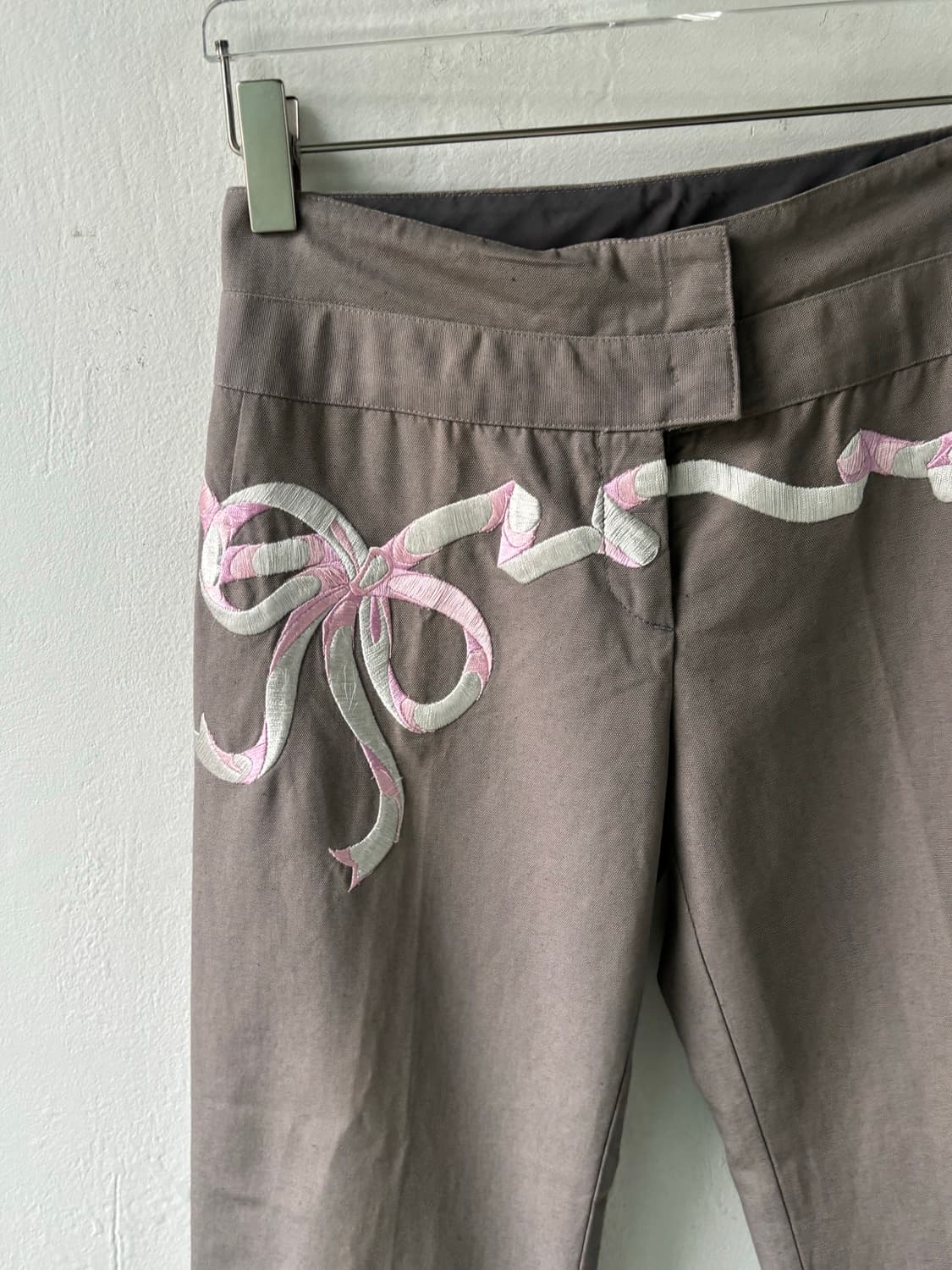 알렉산더 맥퀸 엠브로이드 리본 트라우저  상품이미지5