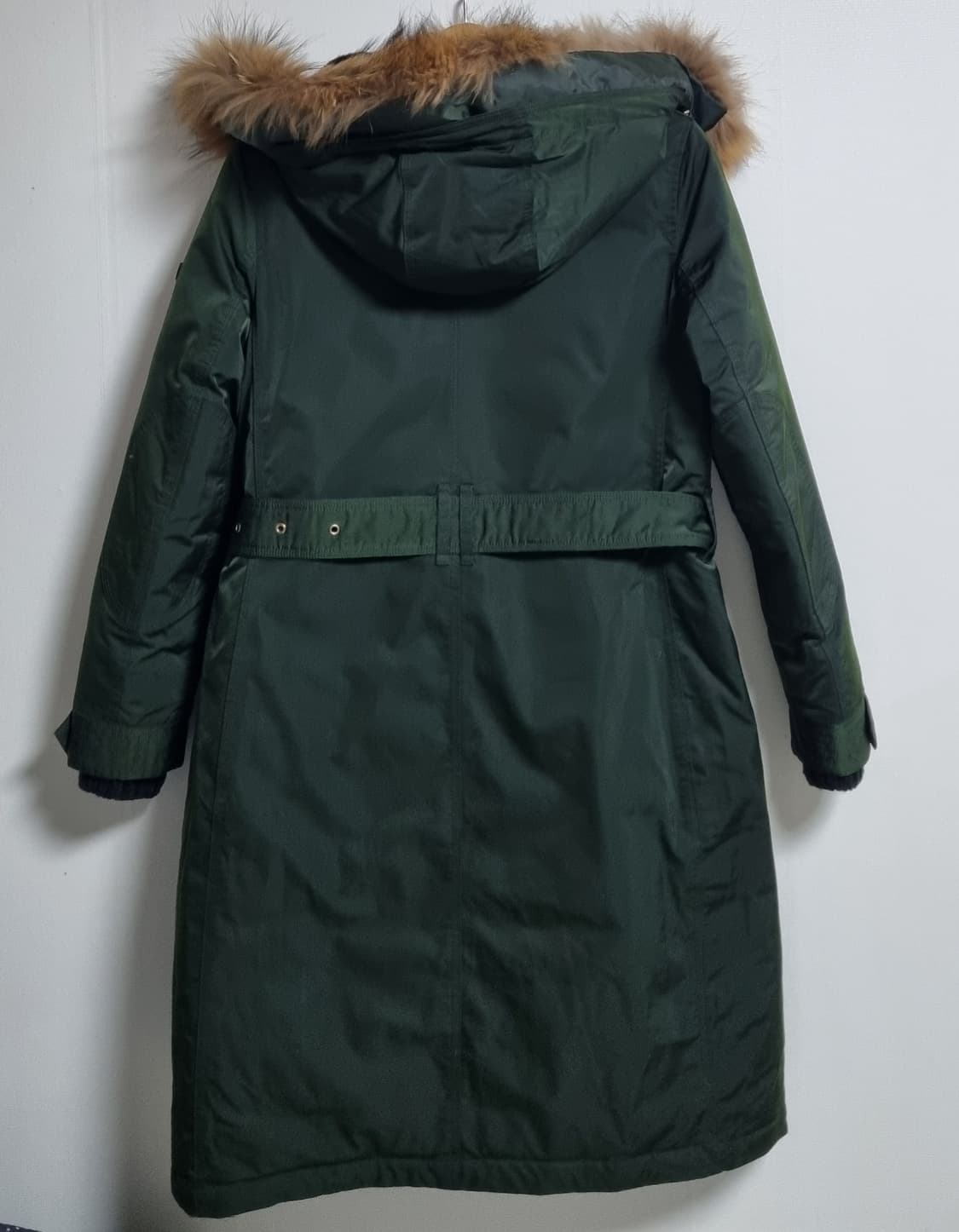 S (55) 버버리 카키 덕다운 오리털 롱패딩 상품이미지5