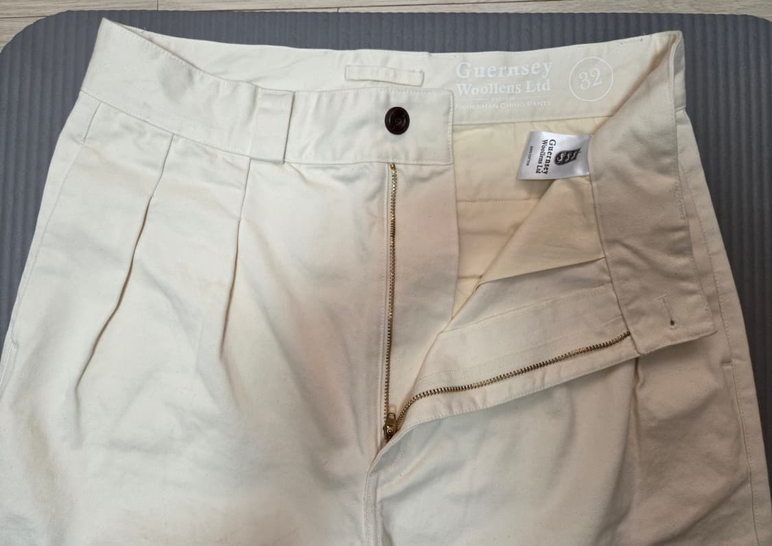 건지울른스 피셔맨 세트 판매 (가디건 44, 치노팬츠 32) 상품이미지8