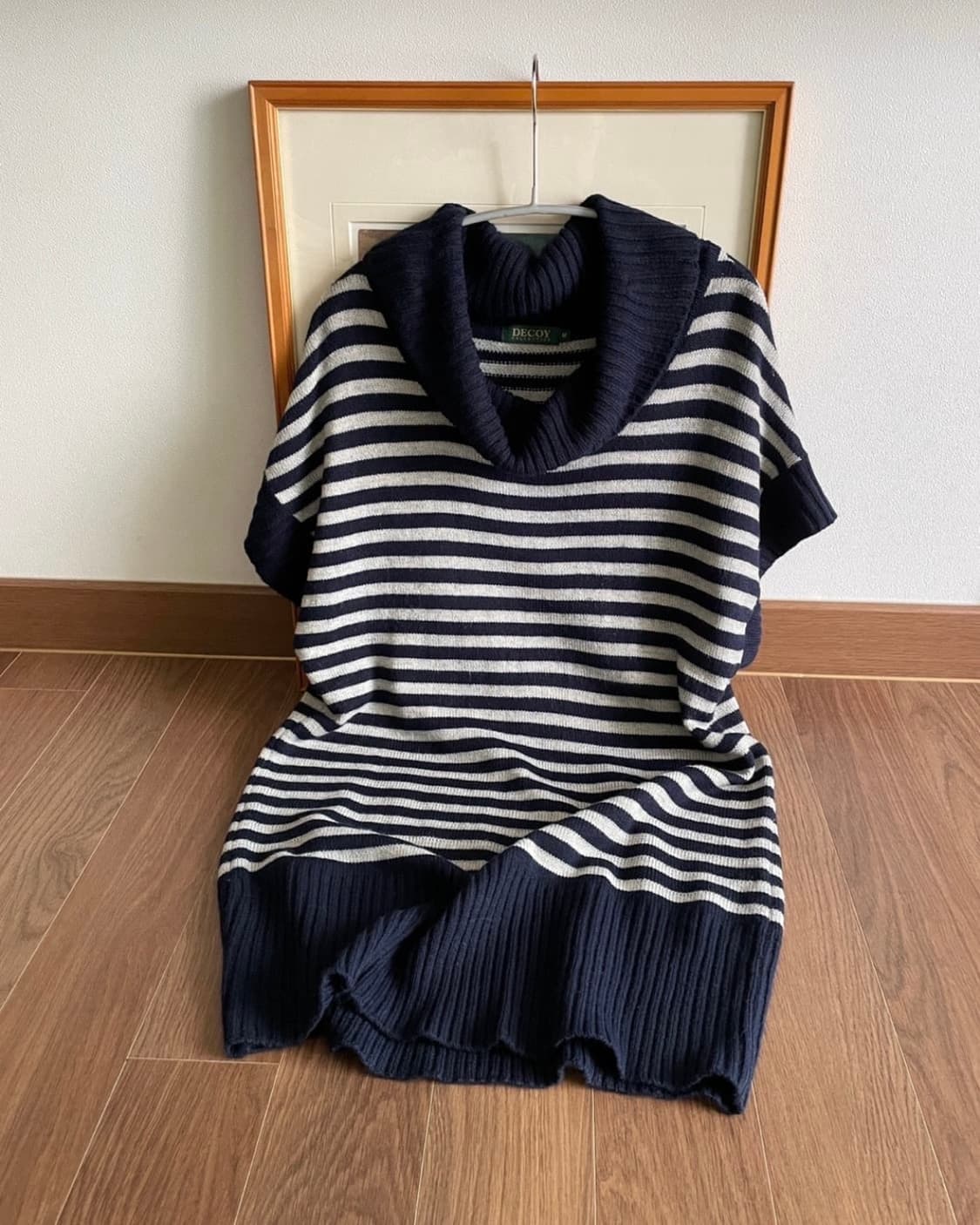wide turtleneck stripe knit 상품이미지1