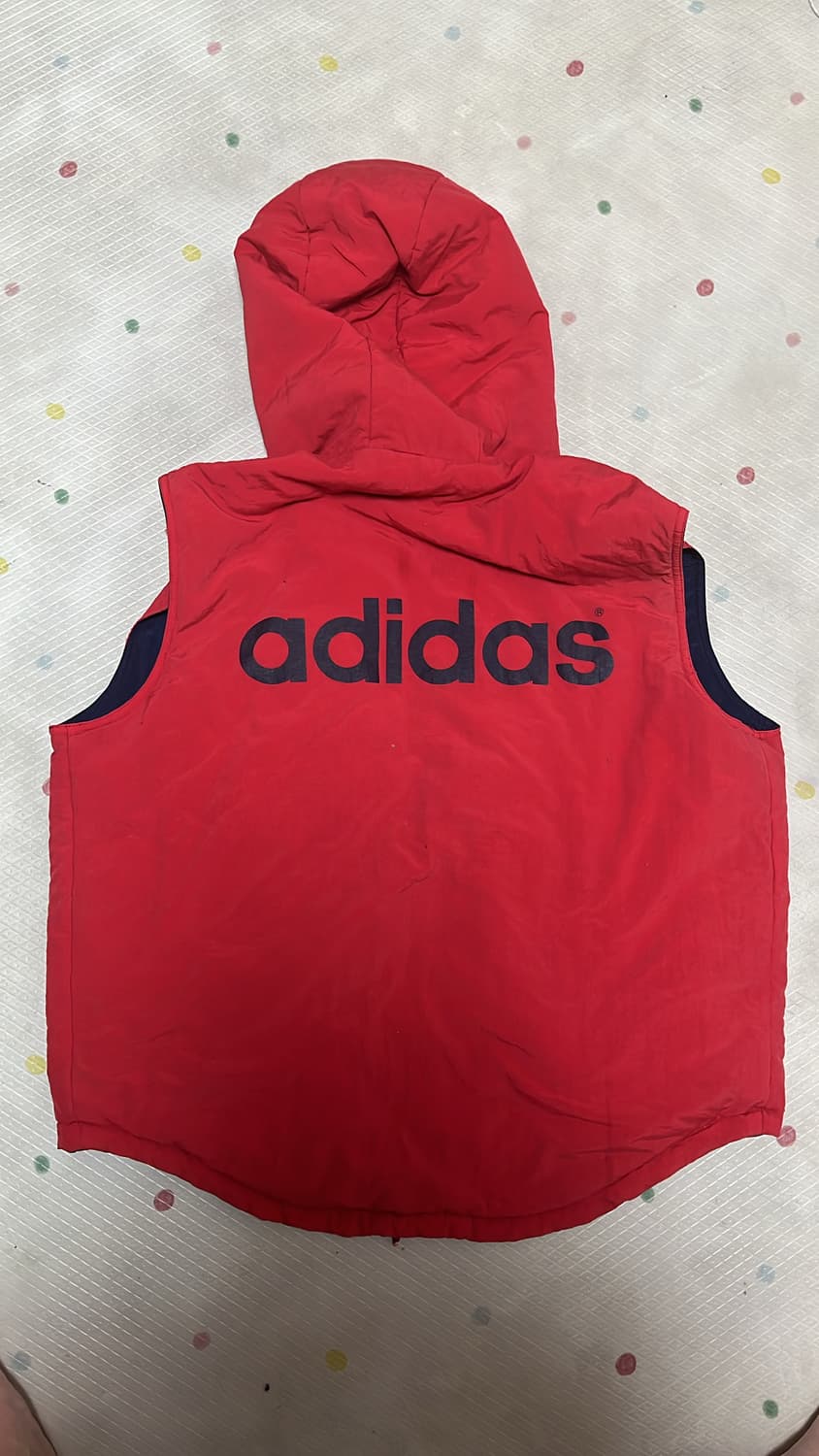 리버시블 빈티지 패딩 아디다스조끼 상품이미지3