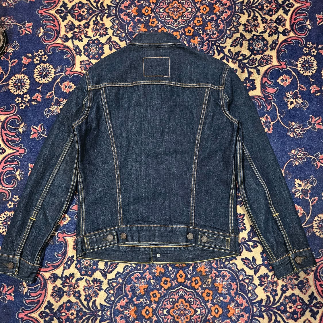 리바이스(Levis) 옐로우 스티치 데님 트러커 자켓  상품이미지2