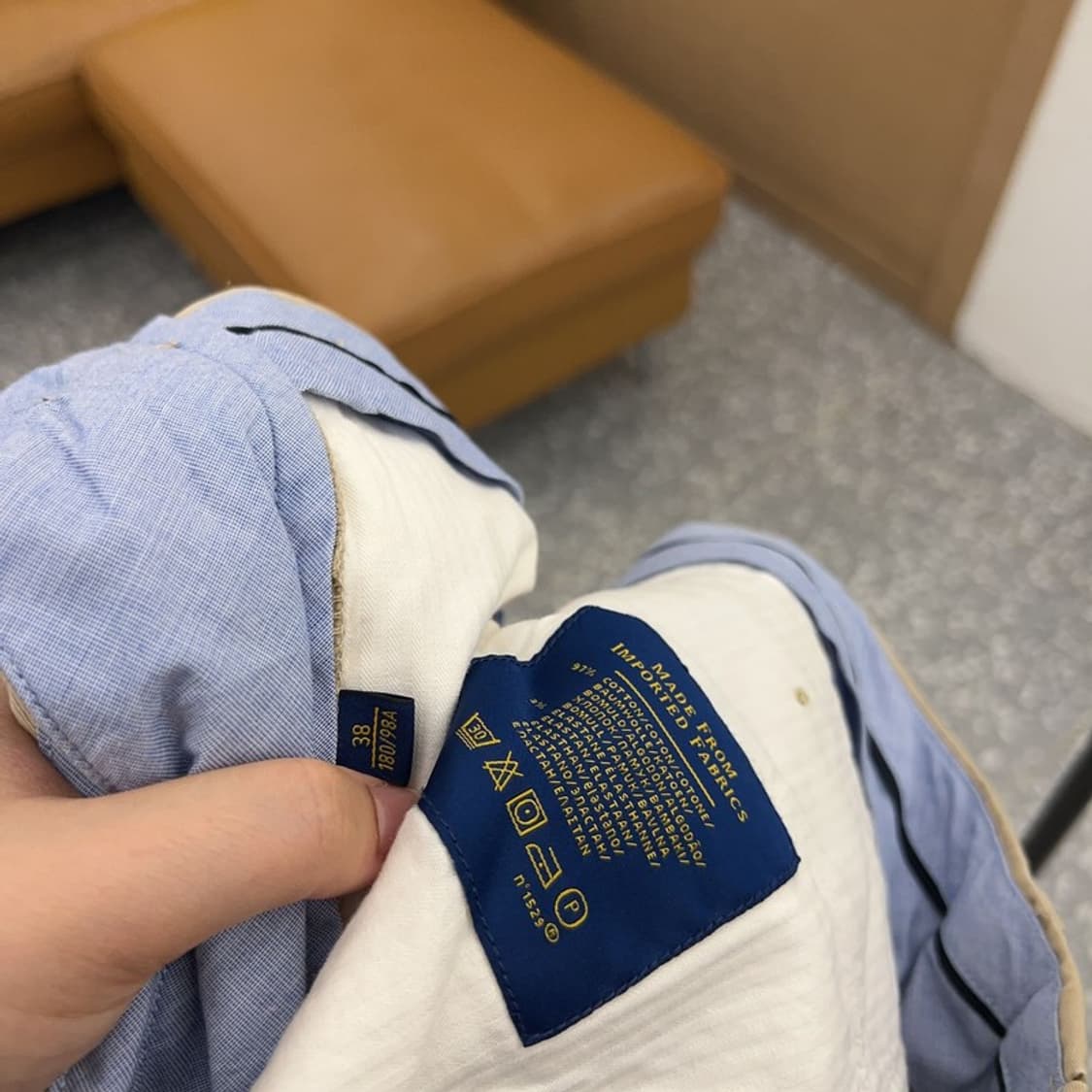 폴로 랄프로렌 캐주얼 코튼팬츠 면 반바지 38인치 C05295  상품이미지5
