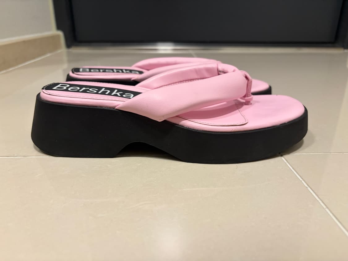 Bershka 핑크 샌들 상품이미지3