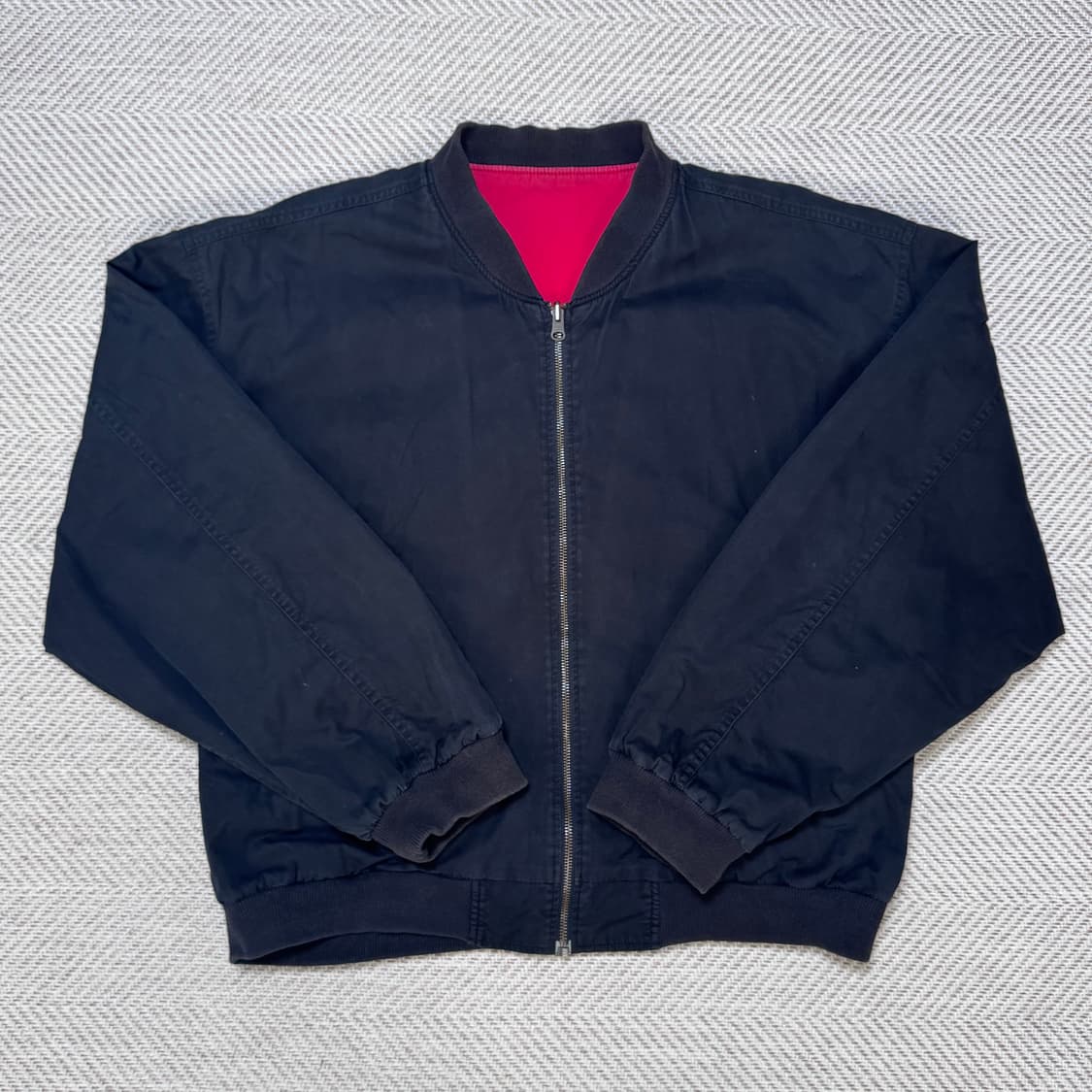 (XL) 90s 빈티지 말보로 리버시블 봄버 자켓 상품이미지5