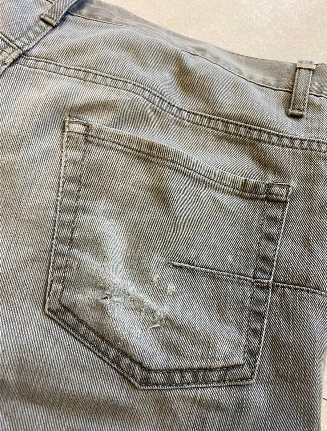 디올 옴므 에디 슬리먼 스털링 그레이 데님 진 상품이미지5