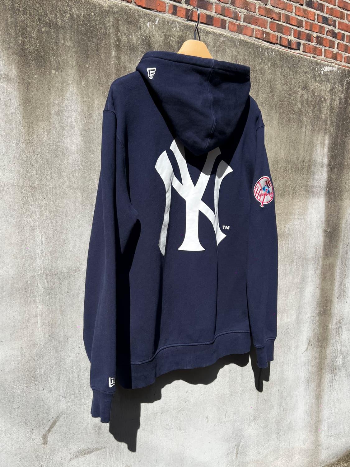 뉴에라 MLB 양키스 네이비 후드티 상품이미지3