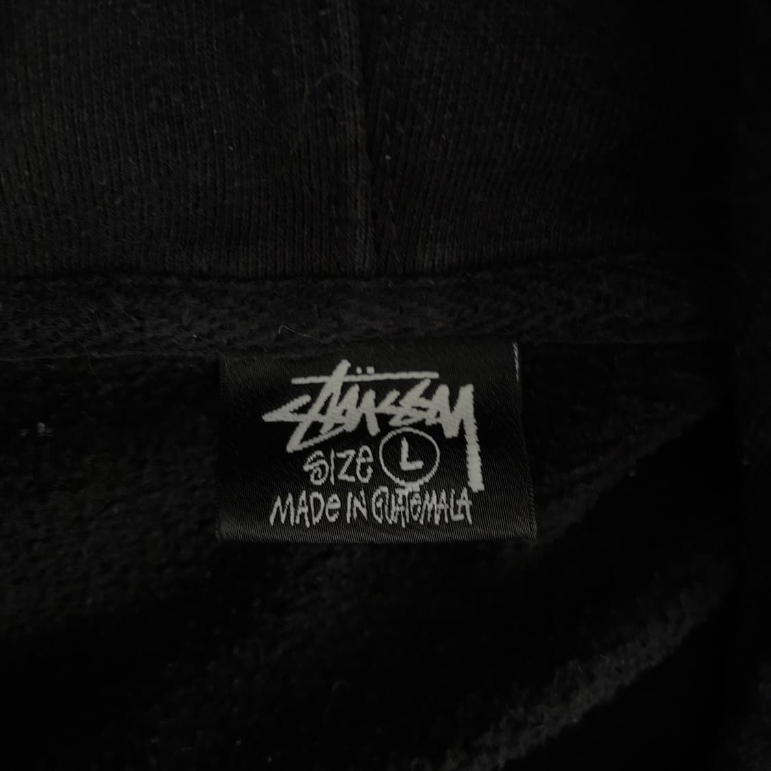 Stussy 스투시 블랙 스탁 빅로고 후드티 상품이미지7