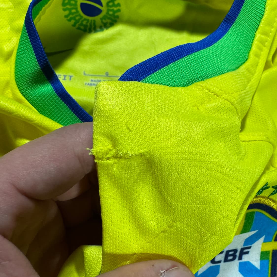 22 나이키 브라질 국가대표 유니폼 노마킹  상품이미지5