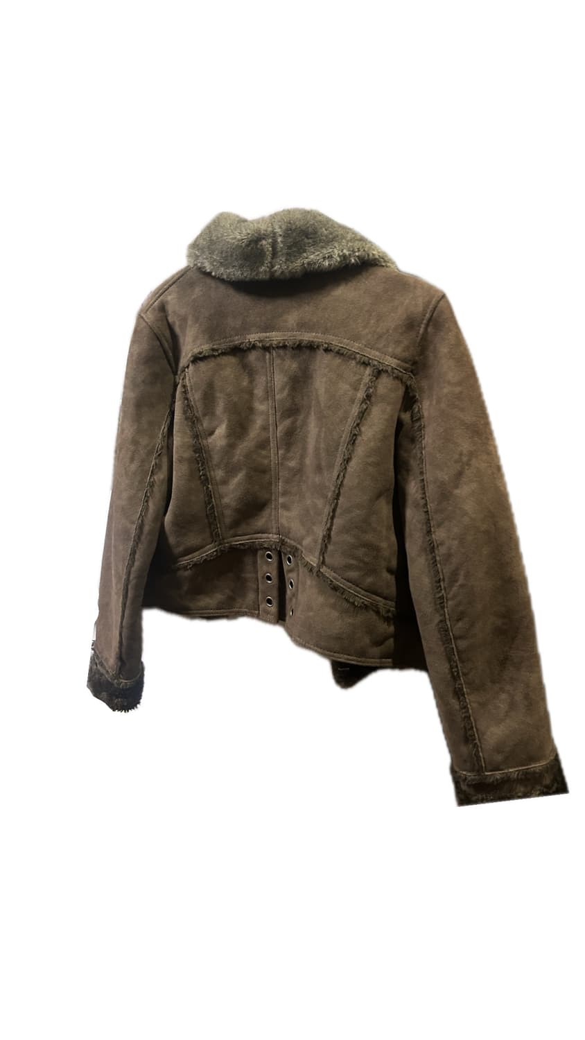 빈티지 퍼 크롭 무스탕  상품이미지2