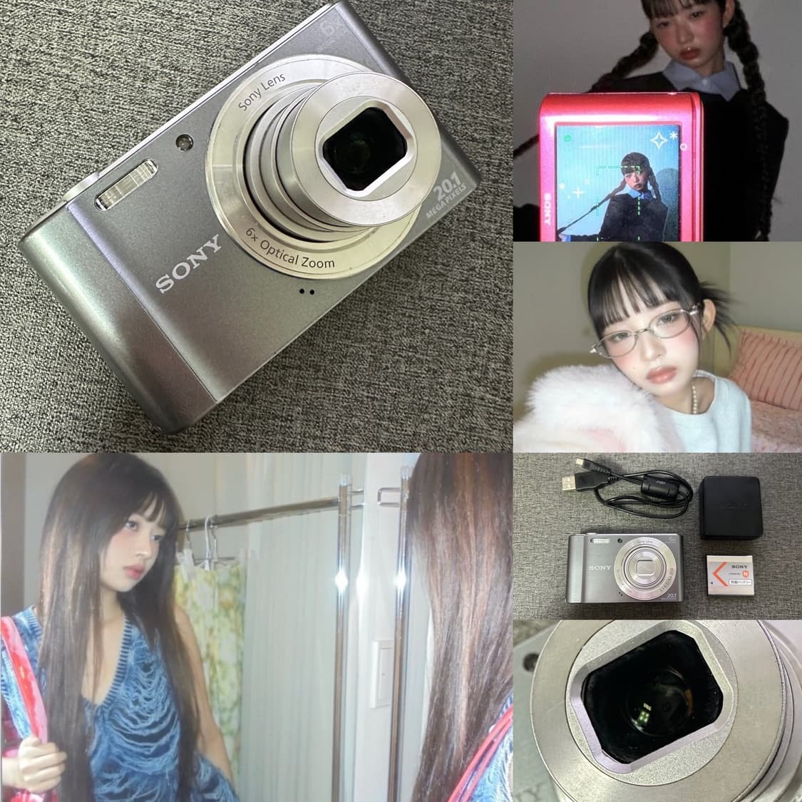 아이브 레이 디카 📸 소니 사이버샷 W810 실버 + 정품 어댑터 상품이미지1