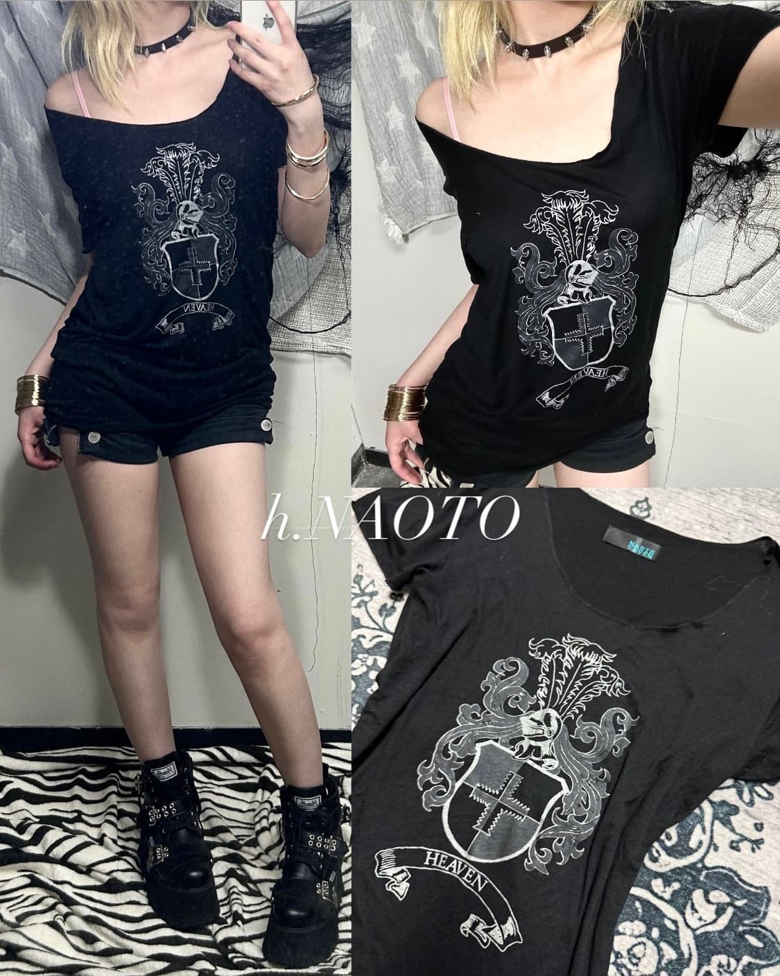 h. Naoto Naoto seven punk tee 상품이미지1