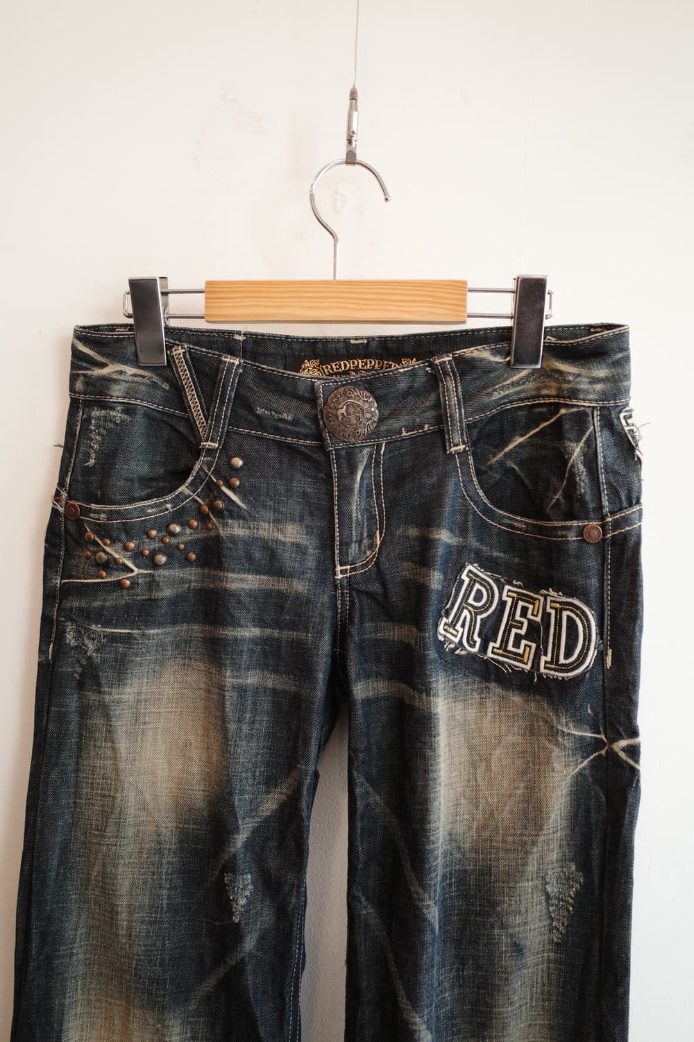 REDPEPPER 부츠컷 패치워크 데님 (30인치) 상품이미지2