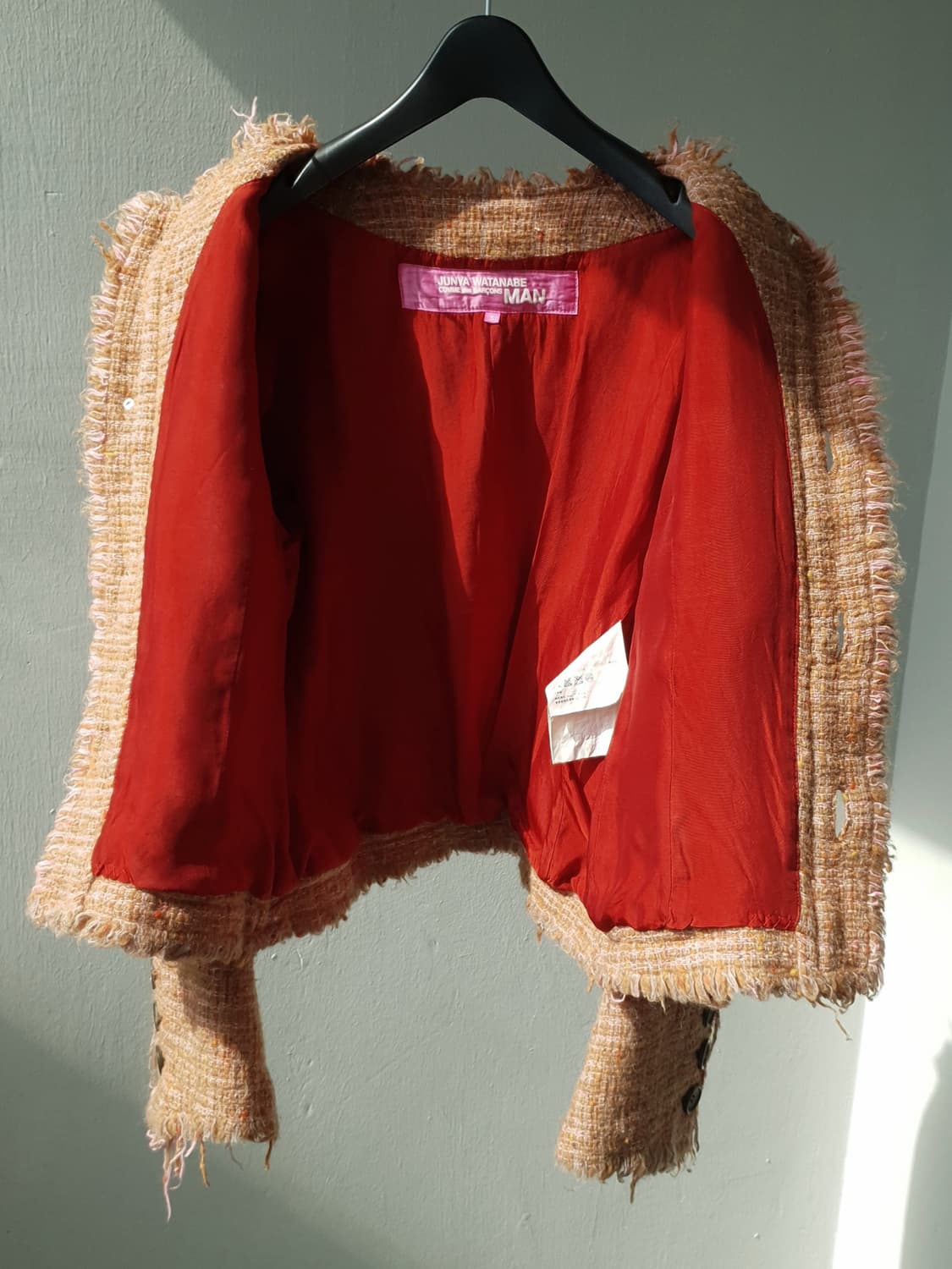 00s Junya Watanabe CDG tweed punk jk 상품이미지9