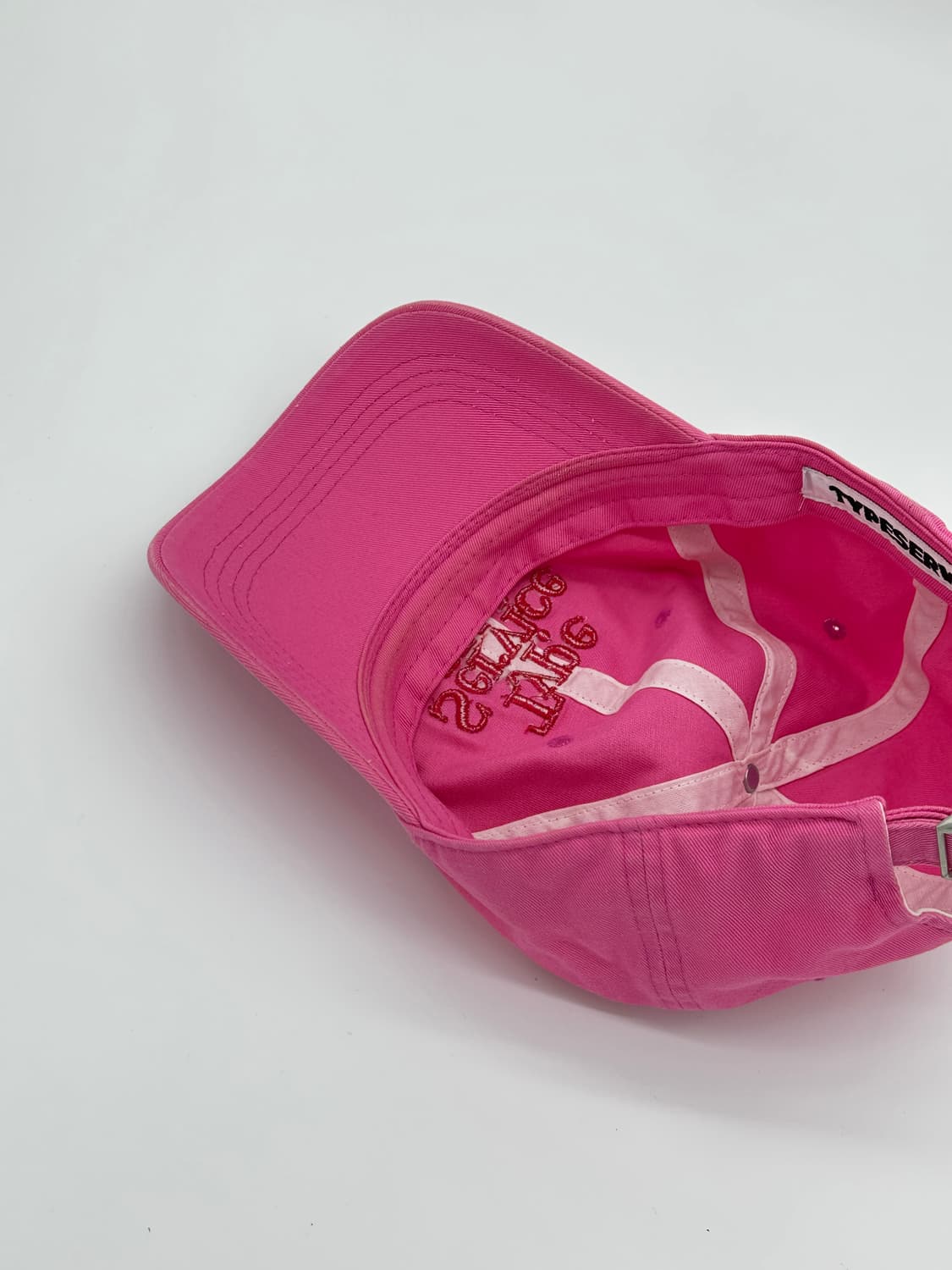 [F] 타입서비스웹 핑크 볼캡 모자 상품이미지5