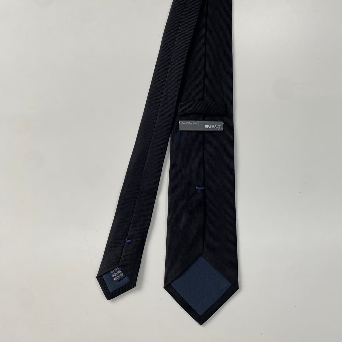 빔즈에프(BEAMS F) 블랙 정품 명품넥타이 상품이미지3