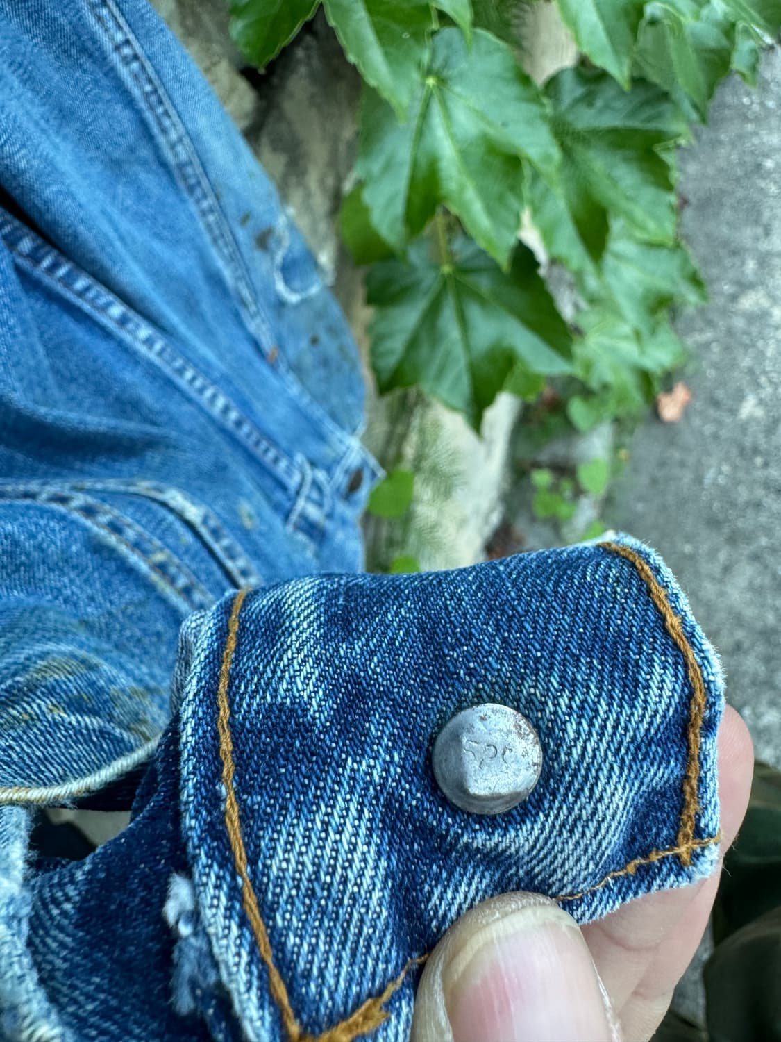 70s levis 리바이스 70505 distressed 데님 자켓 상품이미지6