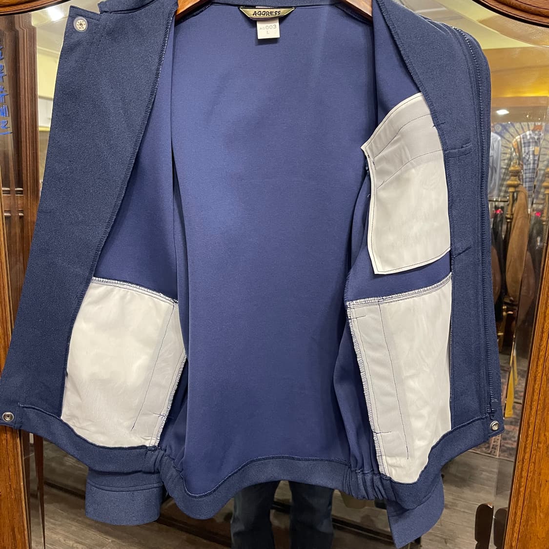 90's Vintage AGGRESS 블루종 상품이미지6