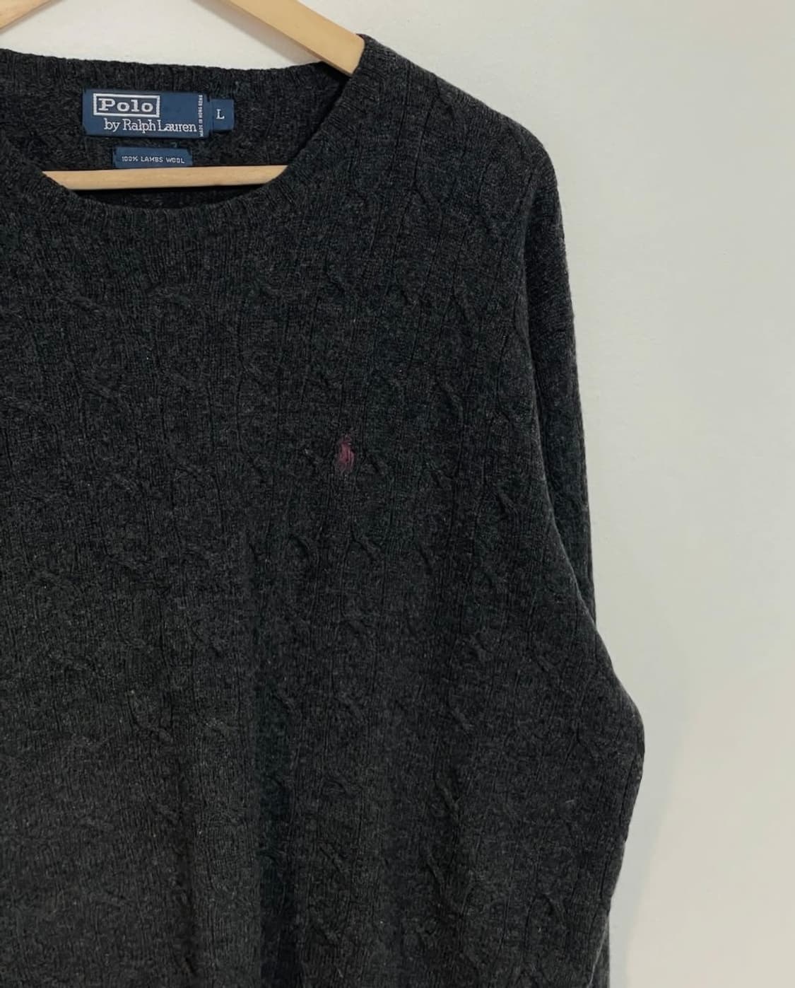 폴로 꽈배기 니트 상품이미지2