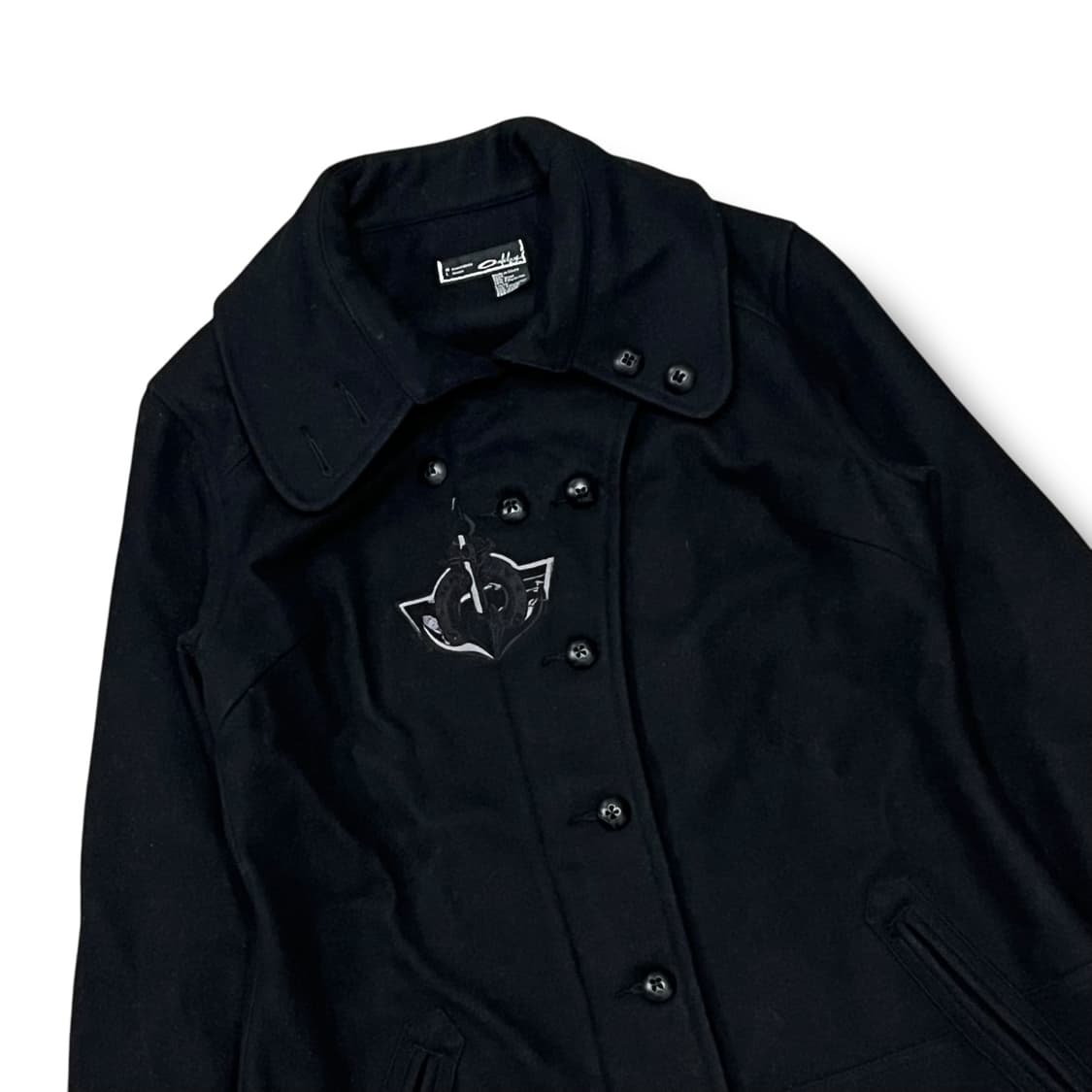 오클리 펑크자수 울 코트 s08083 상품이미지4