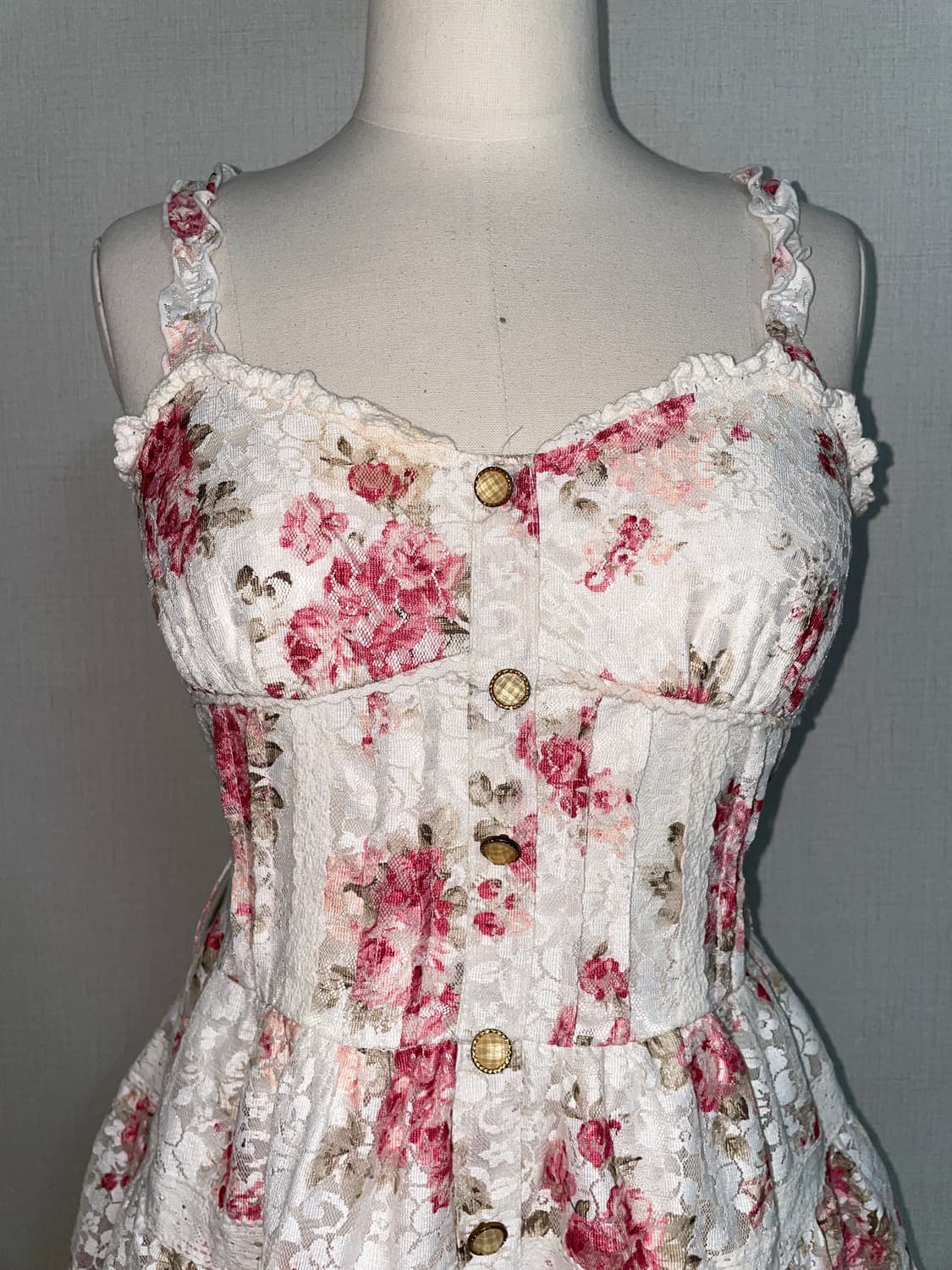 리즈리사 플로럴 패턴 원피스 히메갸루 상품이미지2