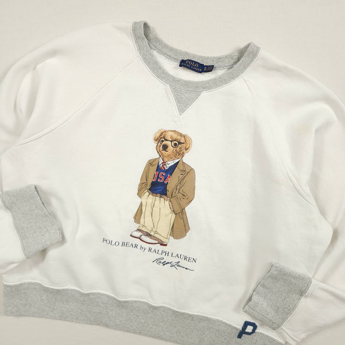 XL(105) 폴로 랄프로렌 베어 크루넥 맨투맨 상품이미지1