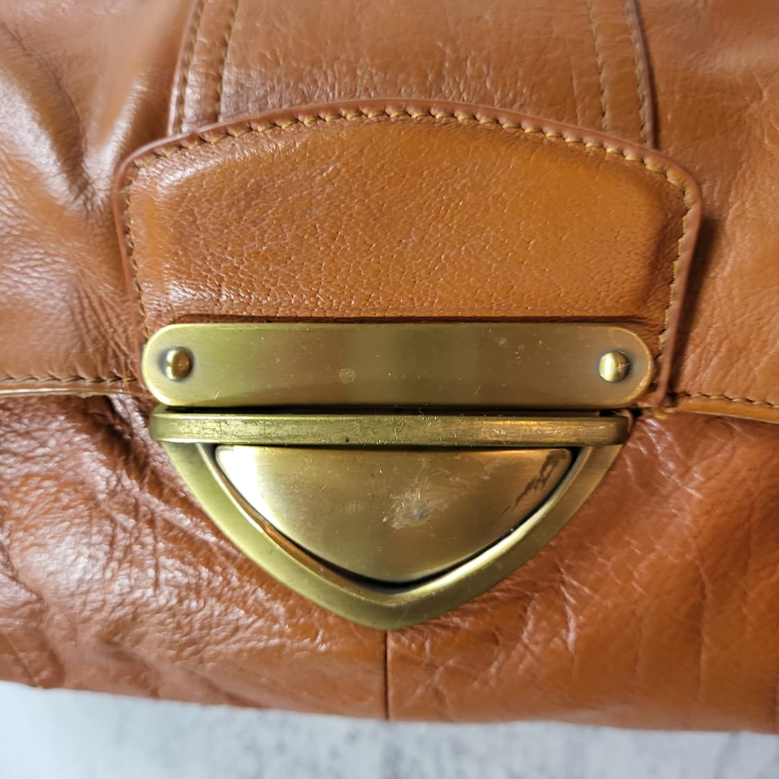 LUOWANG 올 레더 빈티지 토트백 상품이미지4