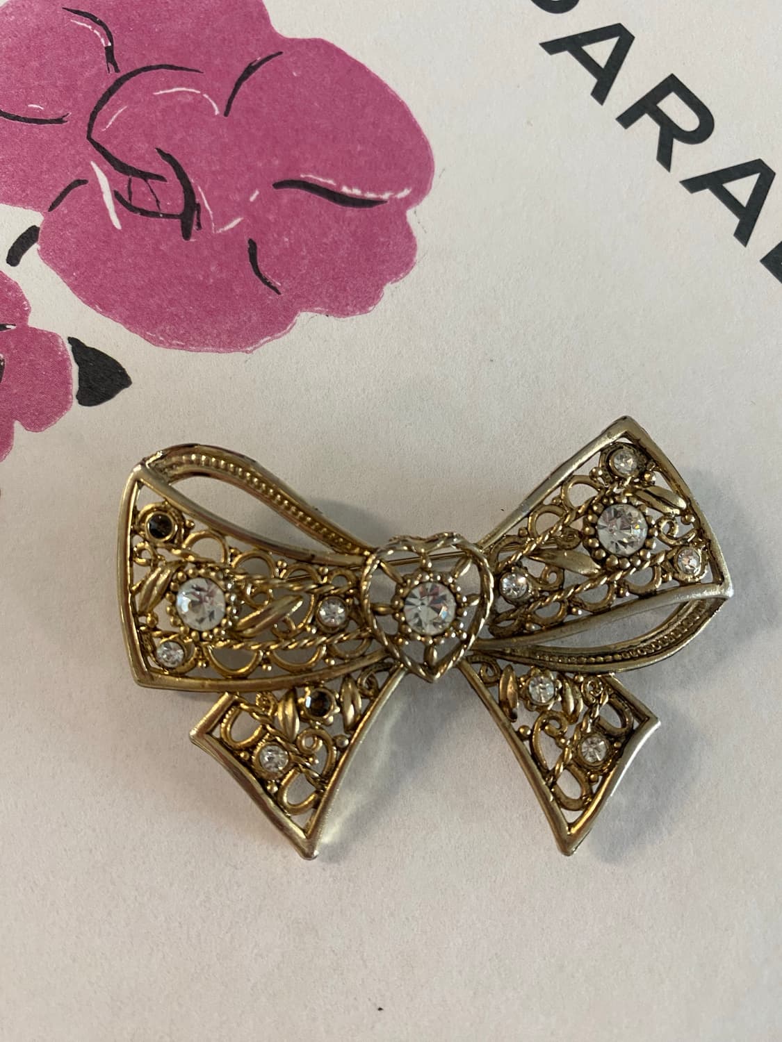 B급세일 리본 브로치 상품이미지2