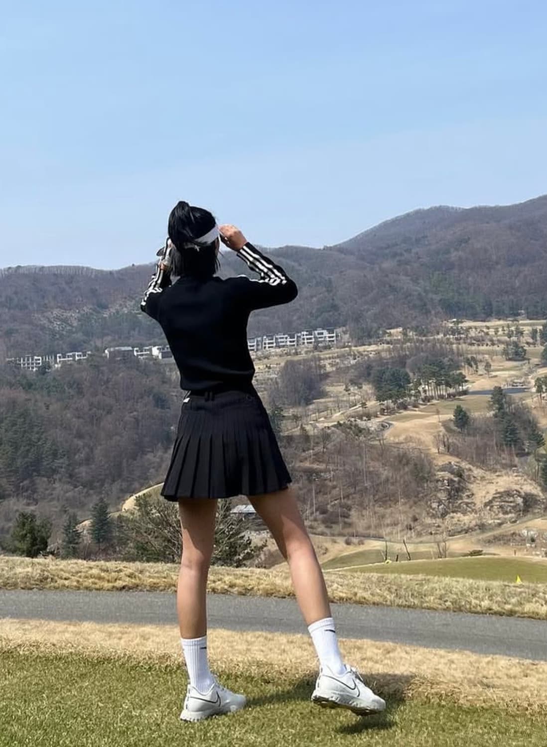 르꼬끄 여자 골프웨어 플리츠 스커트 상품이미지5