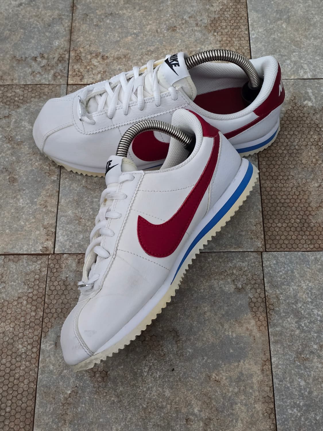 (235)나이키 코르테즈 베이직 화이트 레드  상품이미지5