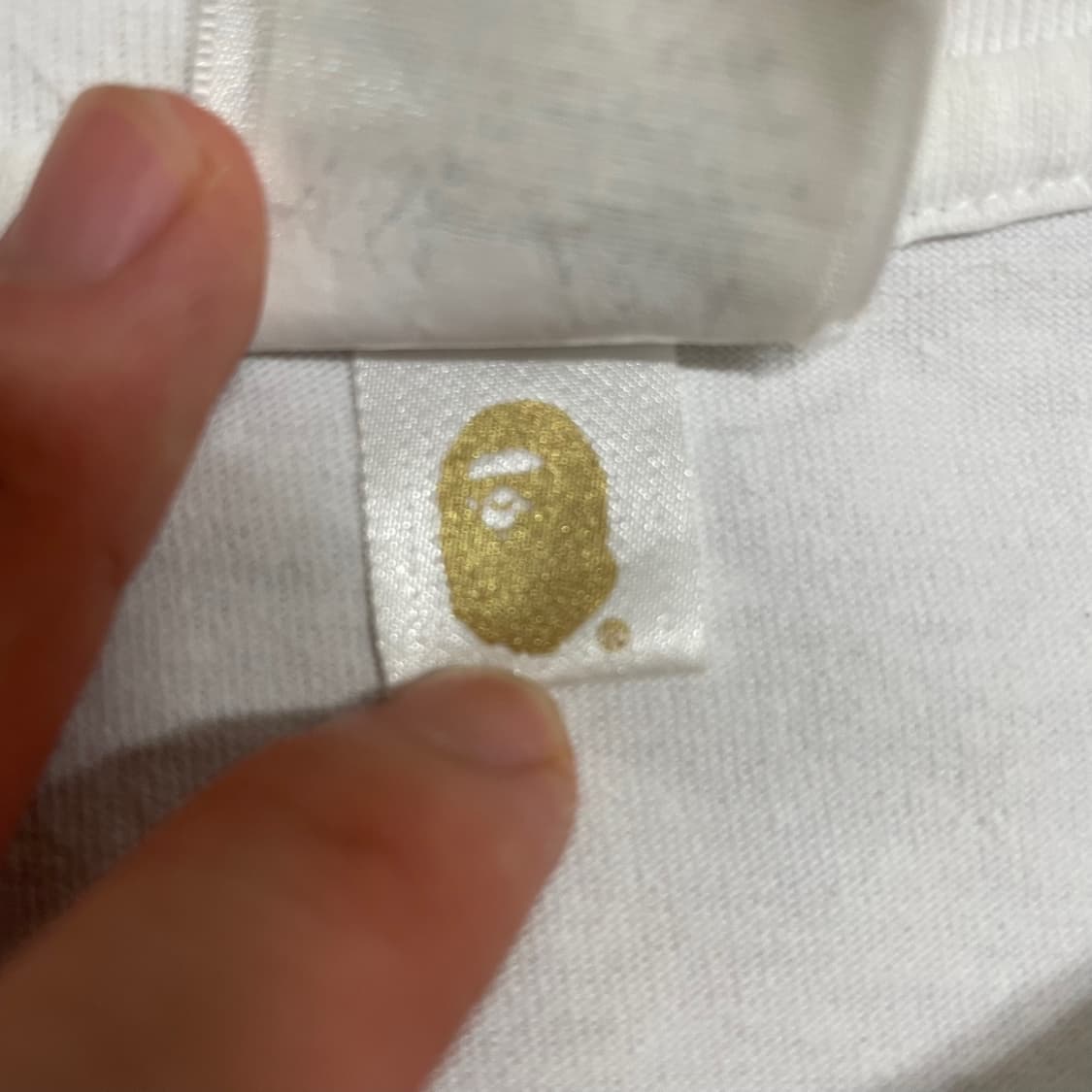 S) 베이프 녹계 텍스트 그래픽 반팔 티셔츠 상품이미지7