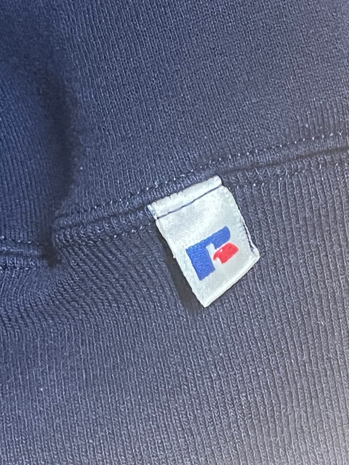 90s 러셀 스웻셔츠 네이비 팜니다 상품이미지5