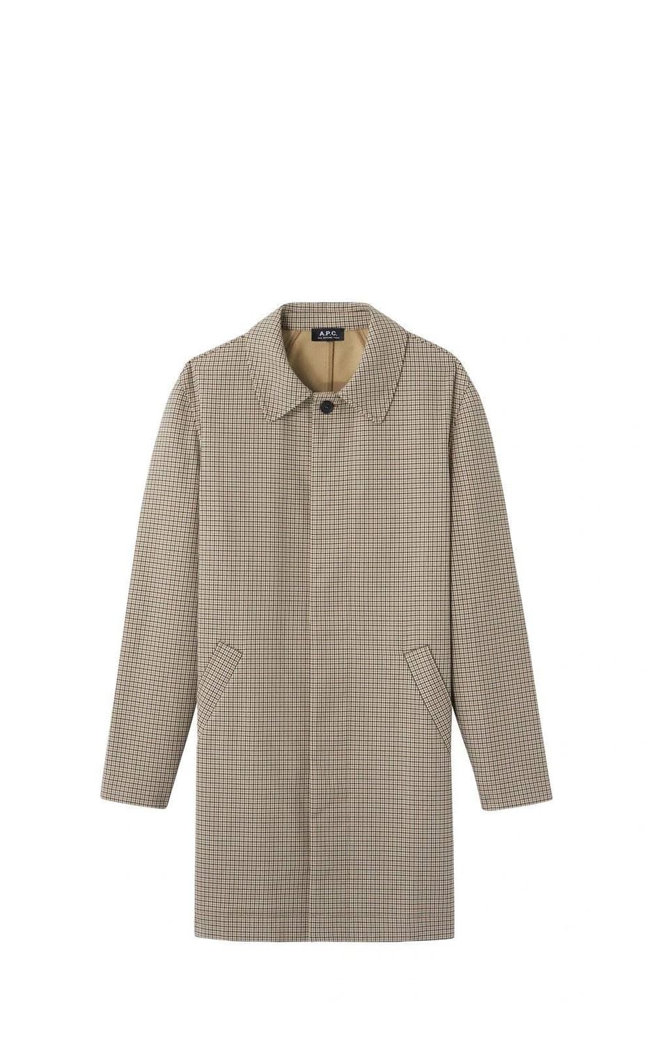 APC 아페쎄 남성 체크 맥코트 M 새상품 상품이미지1