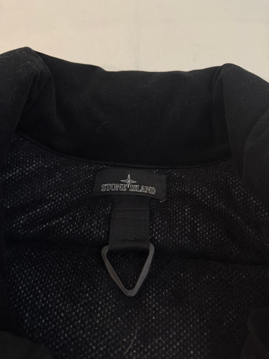 스톤아일랜드 20fw 쉐도우프로젝트 린넨 패딩 블랙 상품이미지5