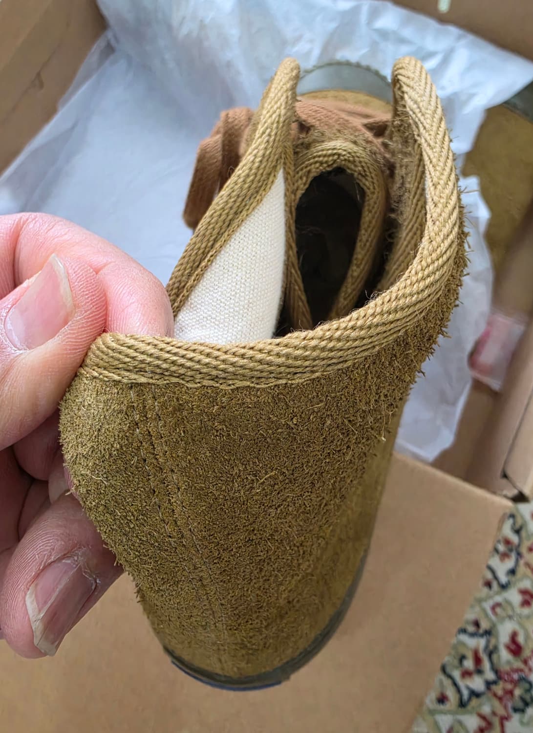 [새상품/최종할인] 캐치볼 M-03H 스웨이드 카멜 275-280 상품이미지6