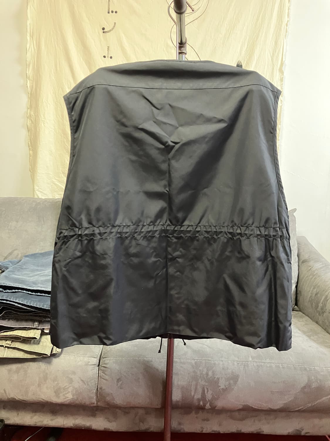 어콜드월 A-COLD-WALL 나일론 베스트 블랙 상품이미지4