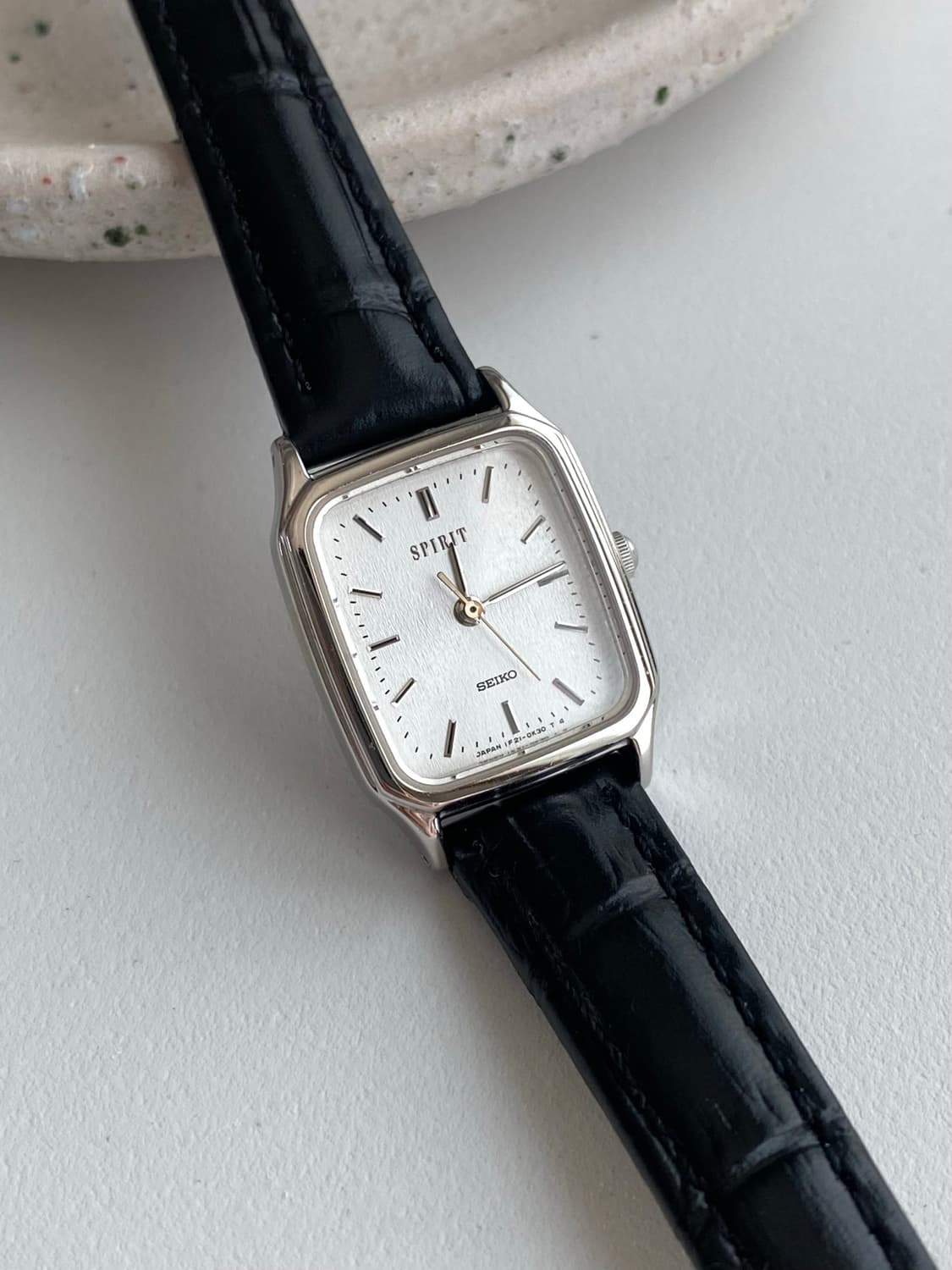 Seiko 세이코 spirit 스피릿 스퀘어 실버 쿼츠 상품이미지1