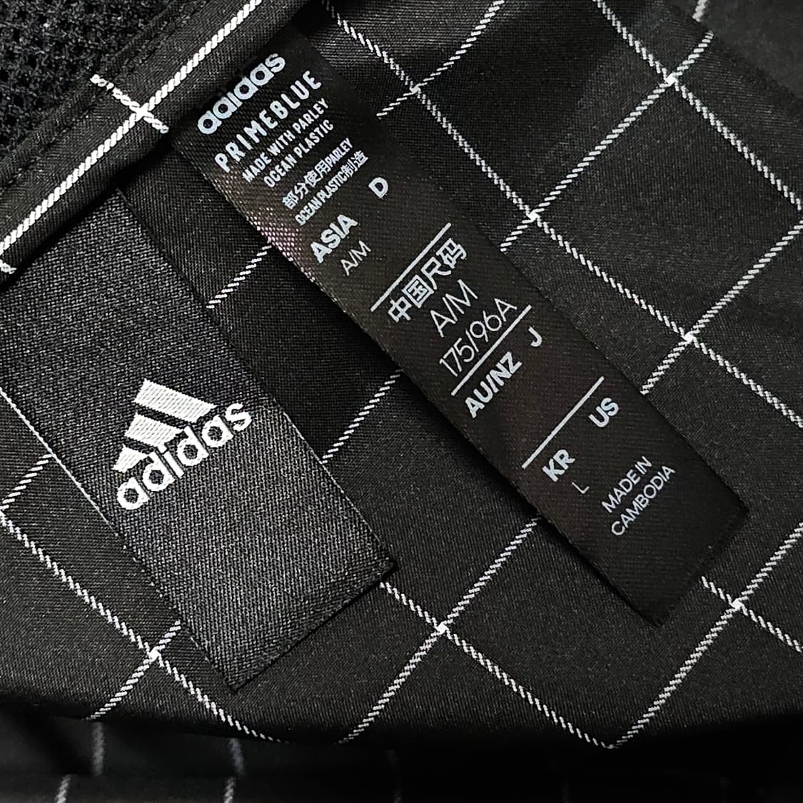 아디다스 Windproof 윈도파인체크 남성후드자켓 100 상품이미지7