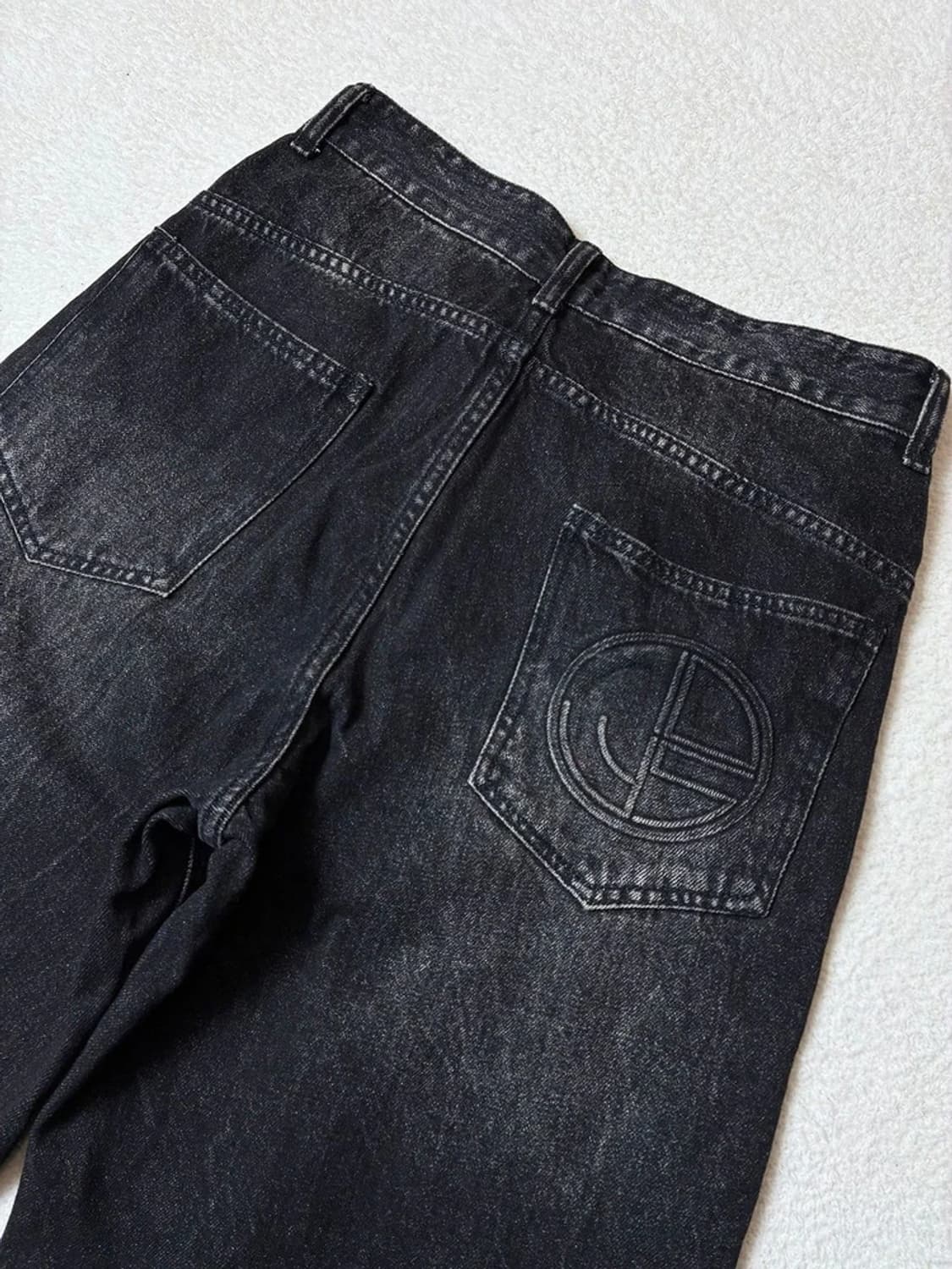 아이돈워너셀 워시드 와이드 데님 팬츠 PN6510    상품이미지7