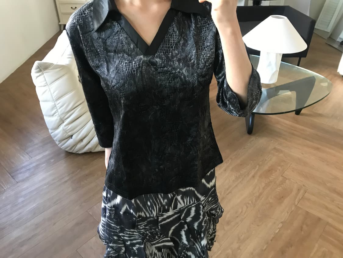 vintage pattern top 상품이미지8