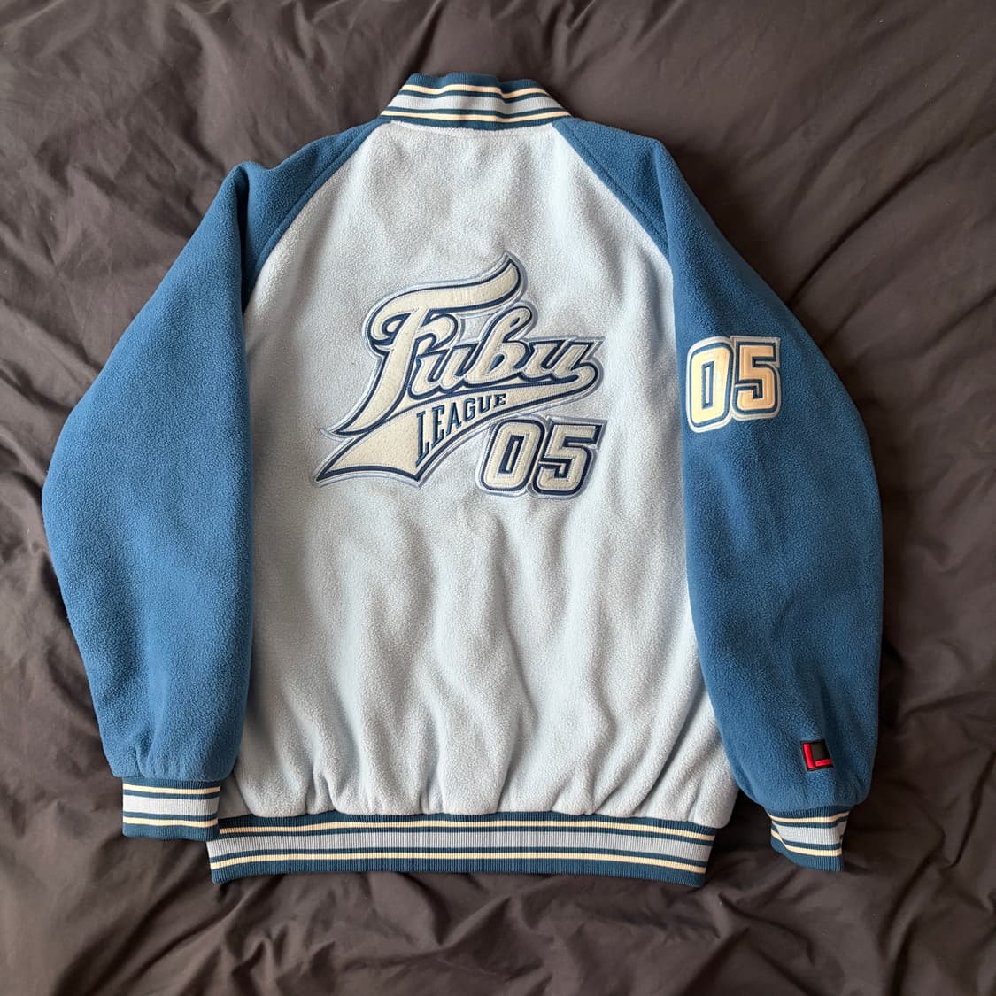 [FUBU] 후부 플리스 바시티 리그 블루종 점퍼 자켓 빈티지 상품이미지2