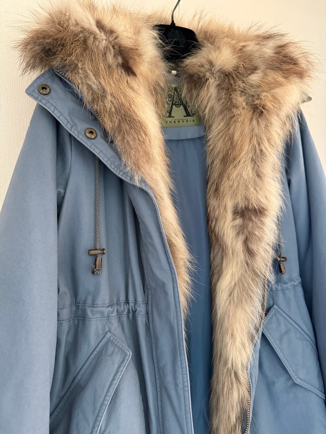 알렉산드라 샤모니 라쿤퍼 파카 S 상품이미지7