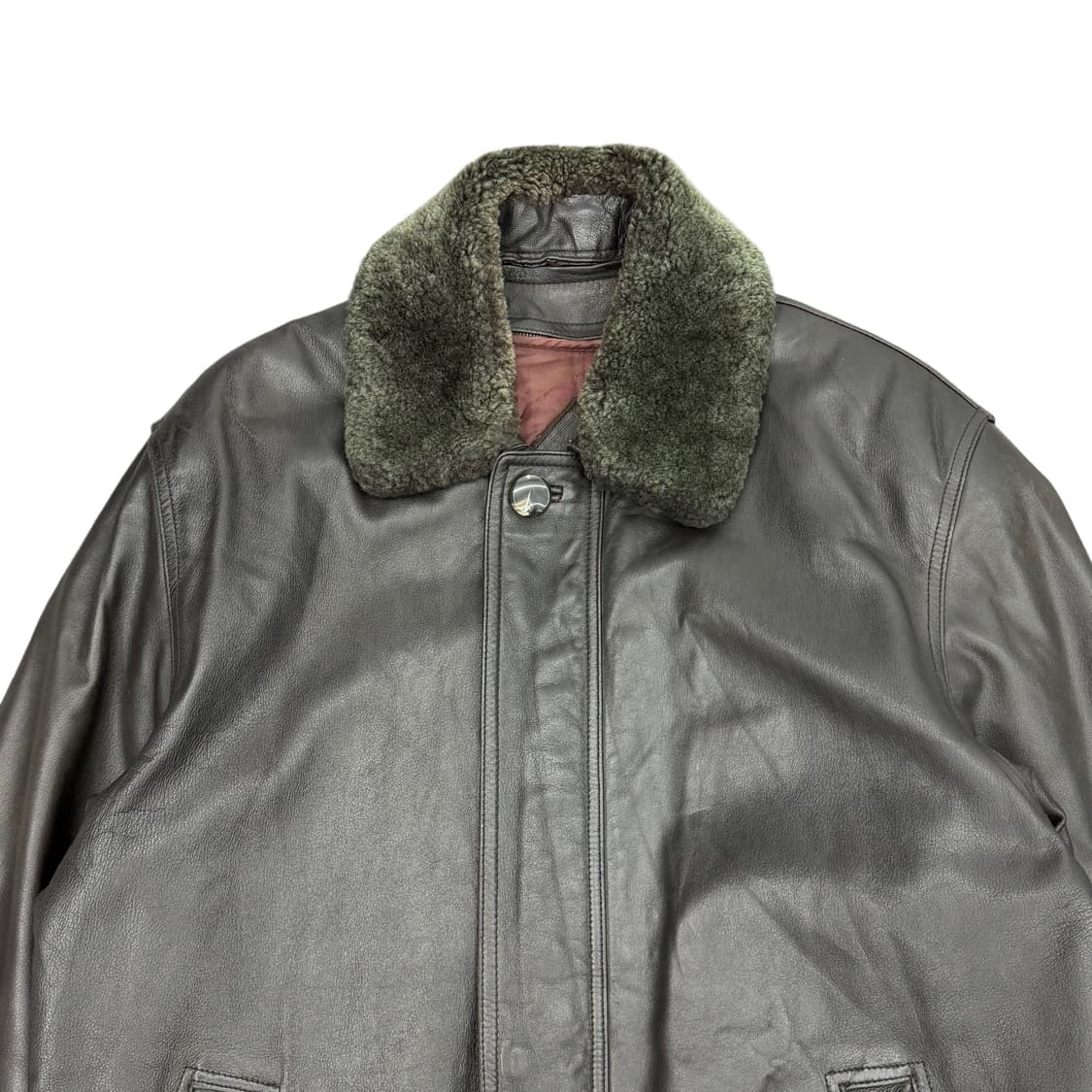 90s YSL Lambskin half jacket 상품이미지3