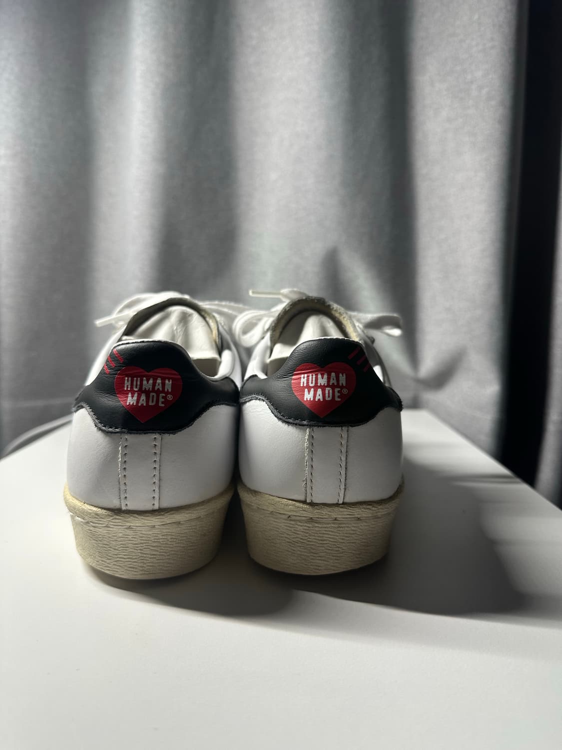 아디다스x휴먼메이드 슈퍼스타 화이트블랙 상품이미지3