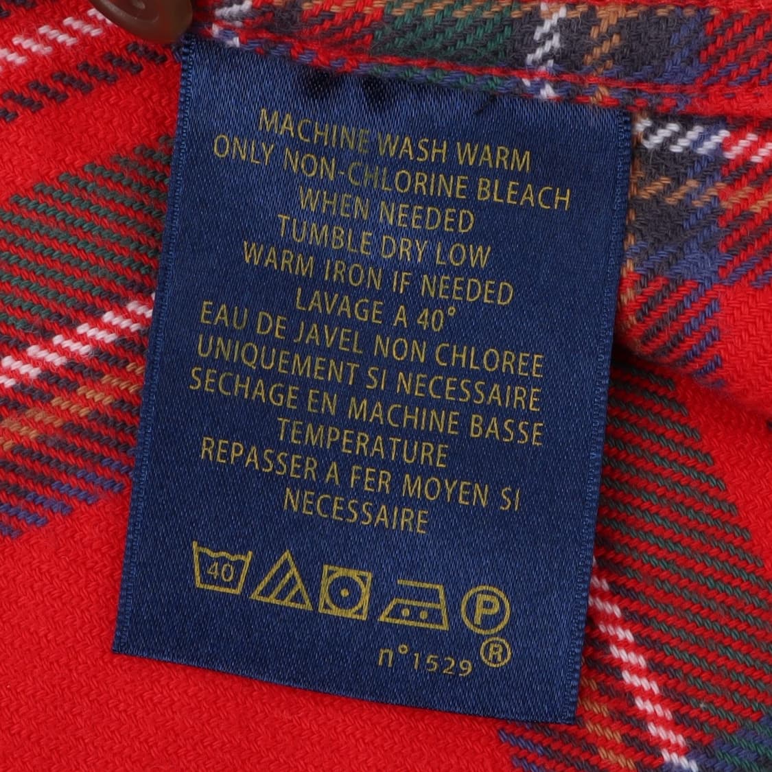 폴로 랄프로렌 럭비 pyrex 파이렉스 플란넬 체크 셔츠 상품이미지9