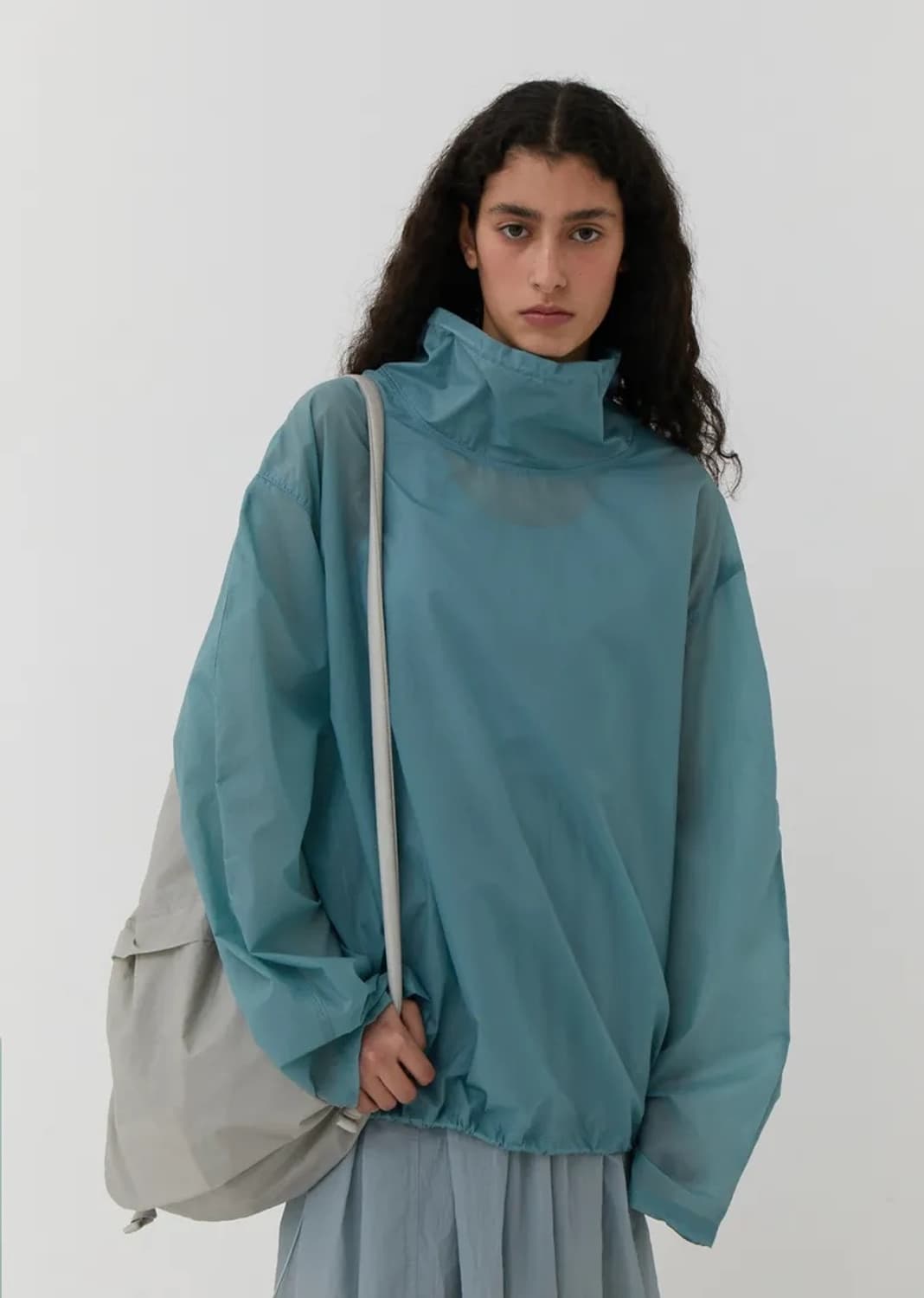 아모멘토 쉬어 립스탑 스트링 아노락 상품이미지3