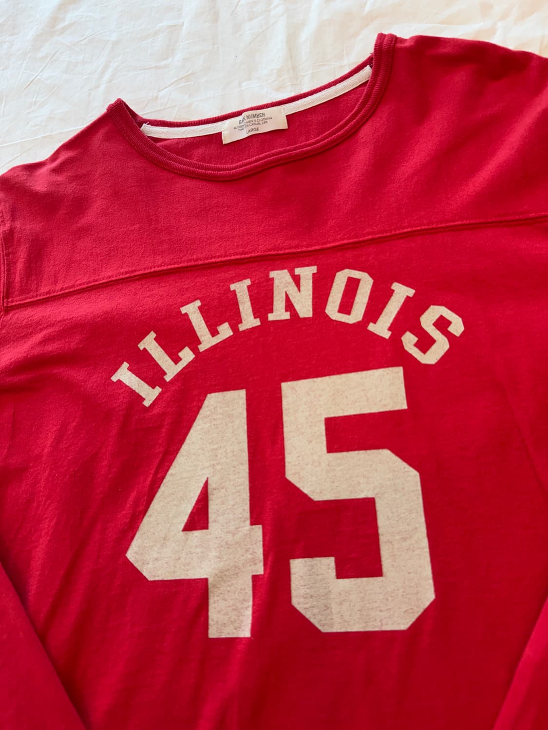 Illinois 45 컬리지 그래픽 롱슬리브 상품이미지2